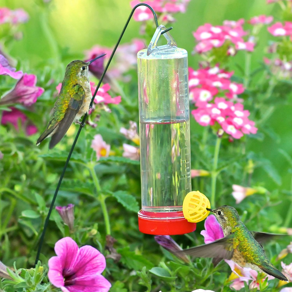 Side on Humming Bird and Flower Bird Feeder Hooks – Metal Machine UK