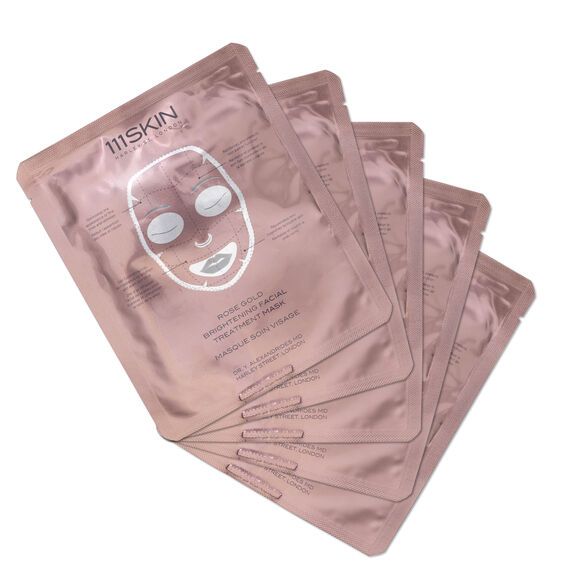 111Skin Rose Gold Brightening Facial Treatment Mask box