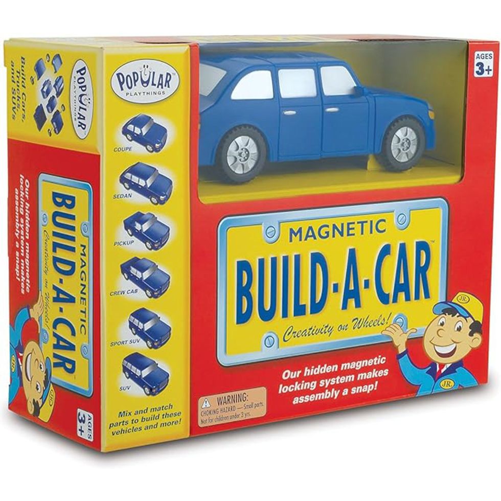 Magnetic Build-a-Car Toy Play Set
