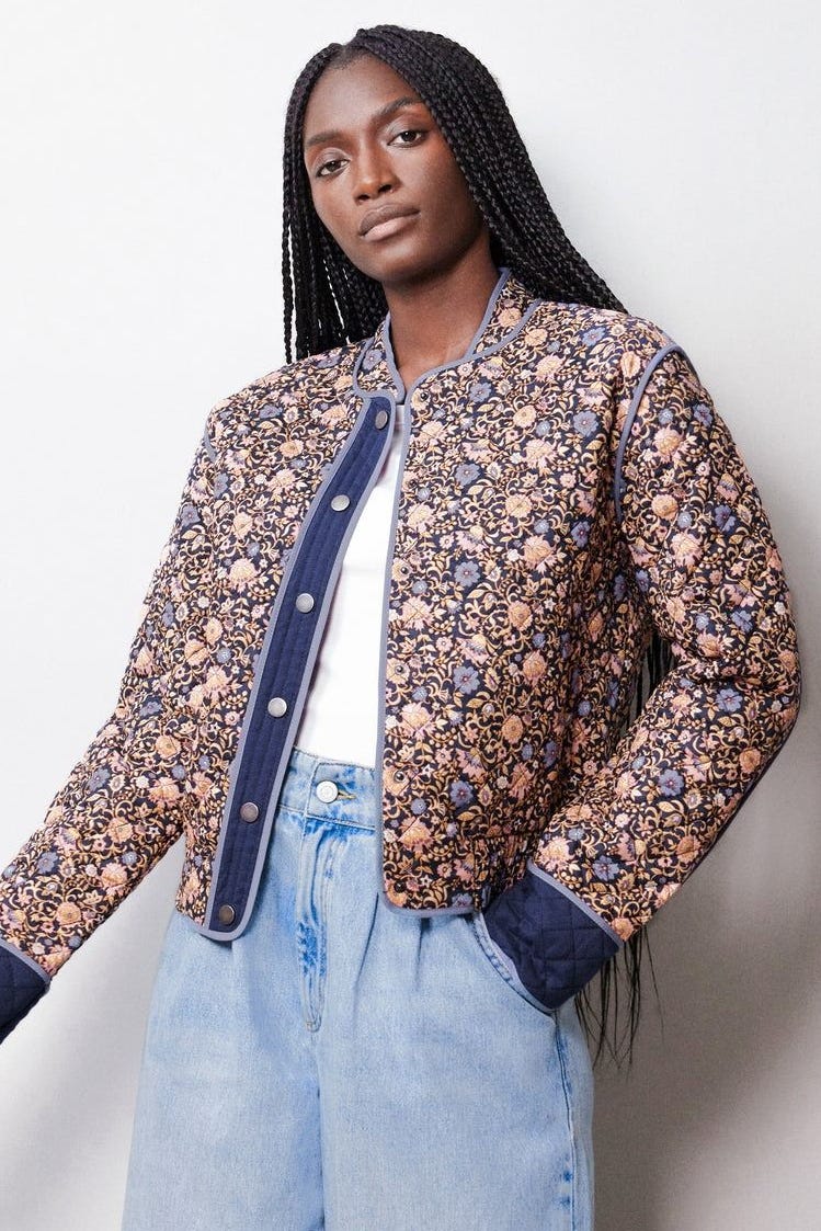 Quilted Print Jacket Quilted Print Jacket