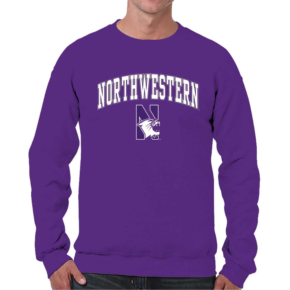 Northwestern Wildcats Crew Neck Sweatshirt Northwestern Wildcats Crew Neck Sweatshirt