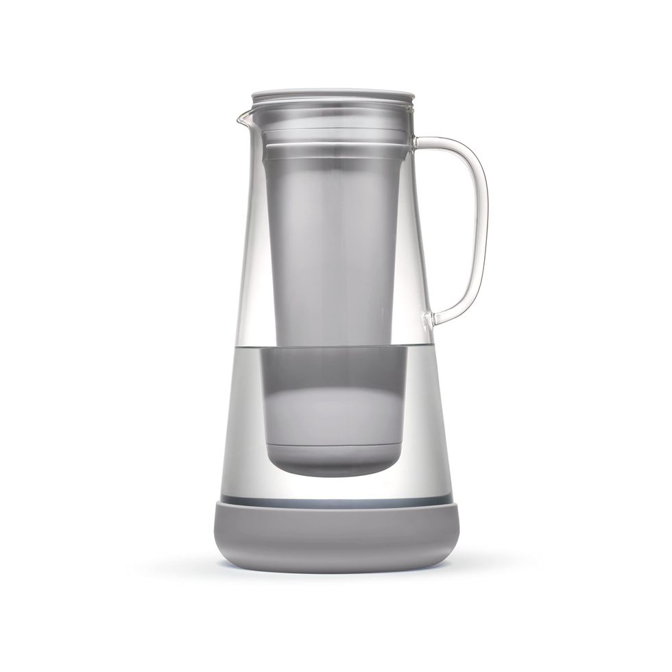 Home 7-Cup Glass Water Filter Pitcher