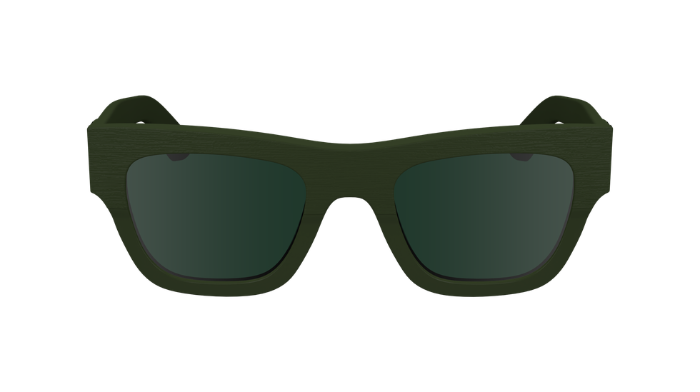 Naturals Modified Rectangle Sunglasses in Green