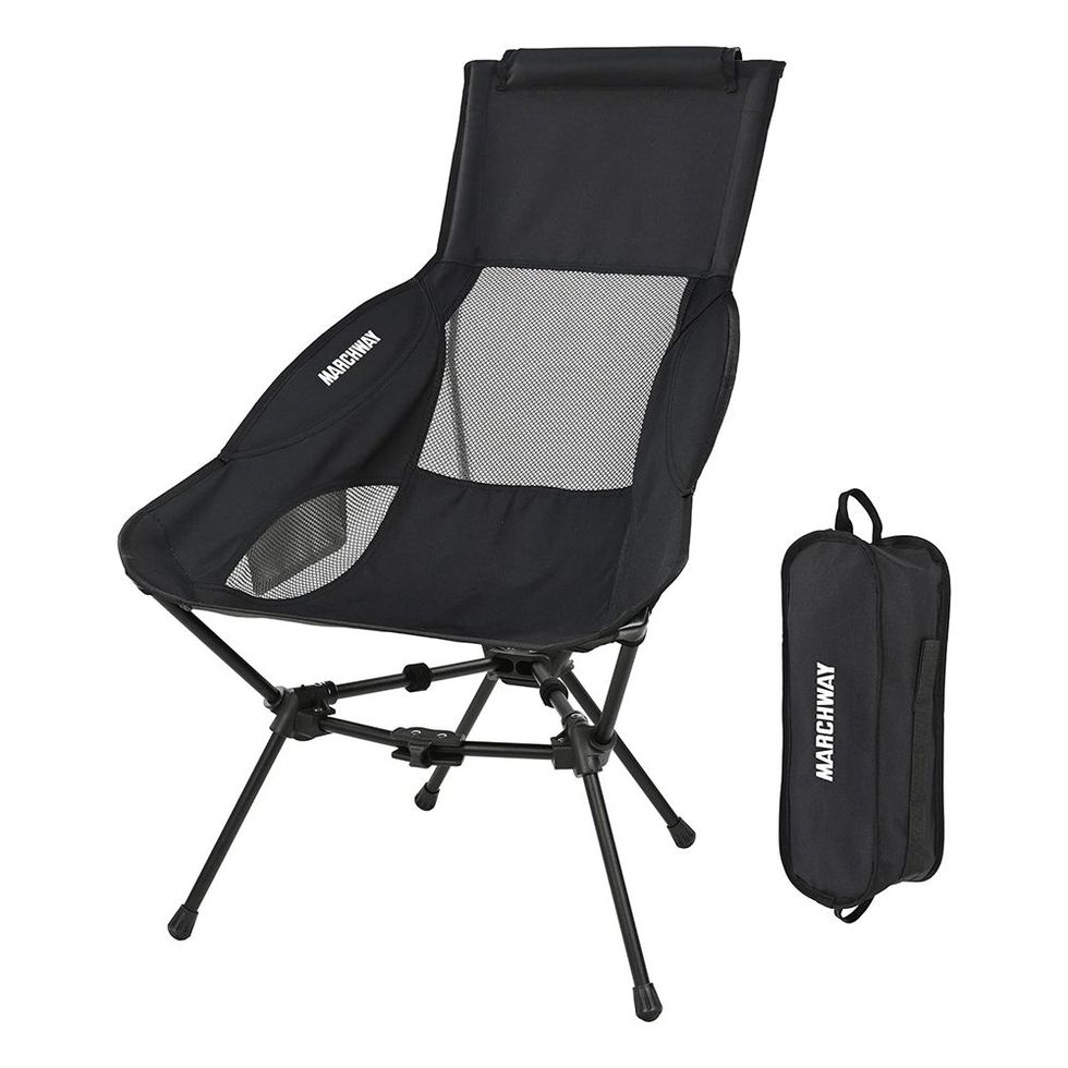  Ultralight Camping Chair, Portable Folding Heavy Duty Fishing  Chairs with Back & Backpack, for Backpacking, Travel, Ice Fishing : Sports  & Outdoors