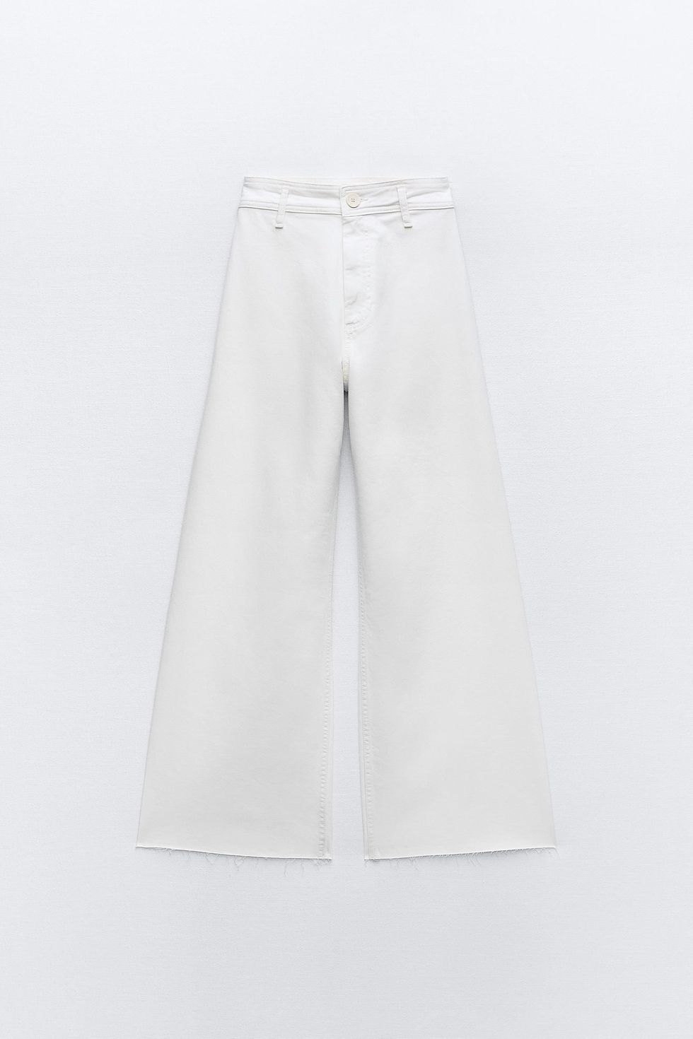 Jeans bianchi wide leg, Zara