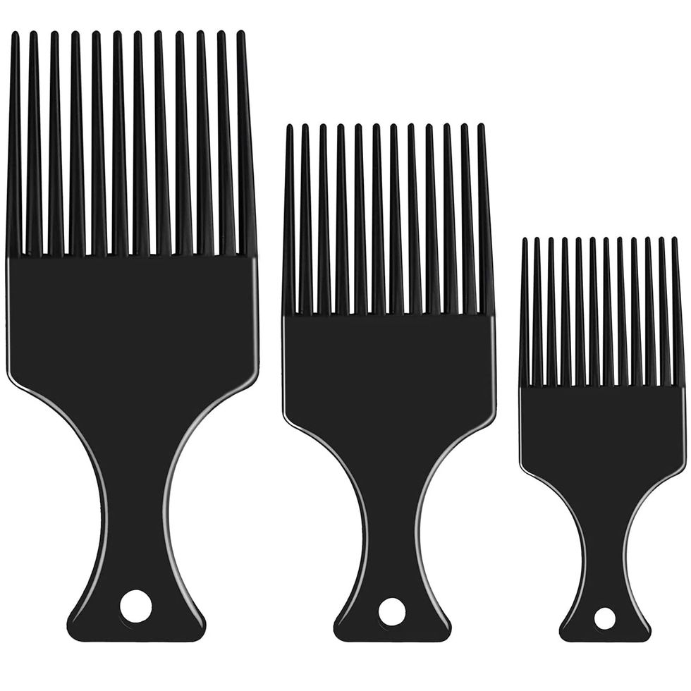 3 Sizes Afro Combs Set