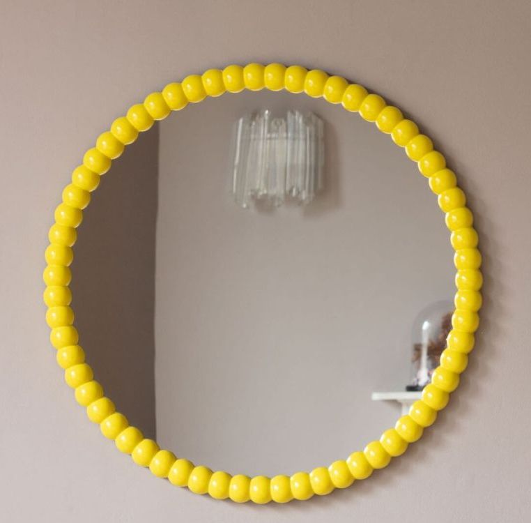 Freya Yellow Wall Mirror