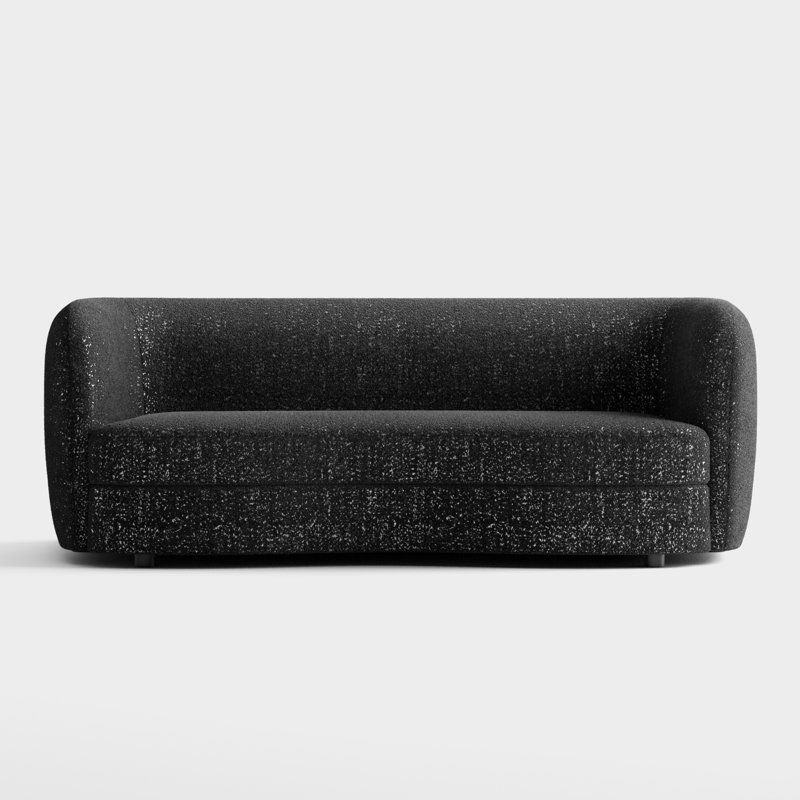 Tuxedo Arm Curved Sofa
