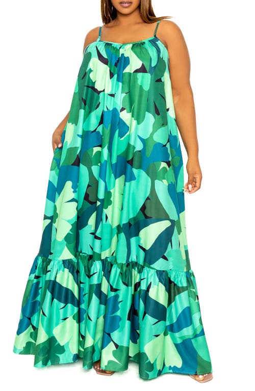 Floral Voluminous Maxi Dress