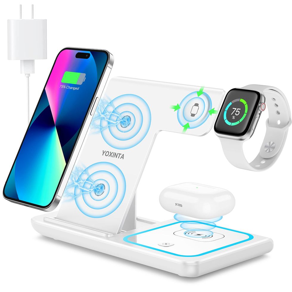 Wireless 3 in 1 Wireless Charger Stand