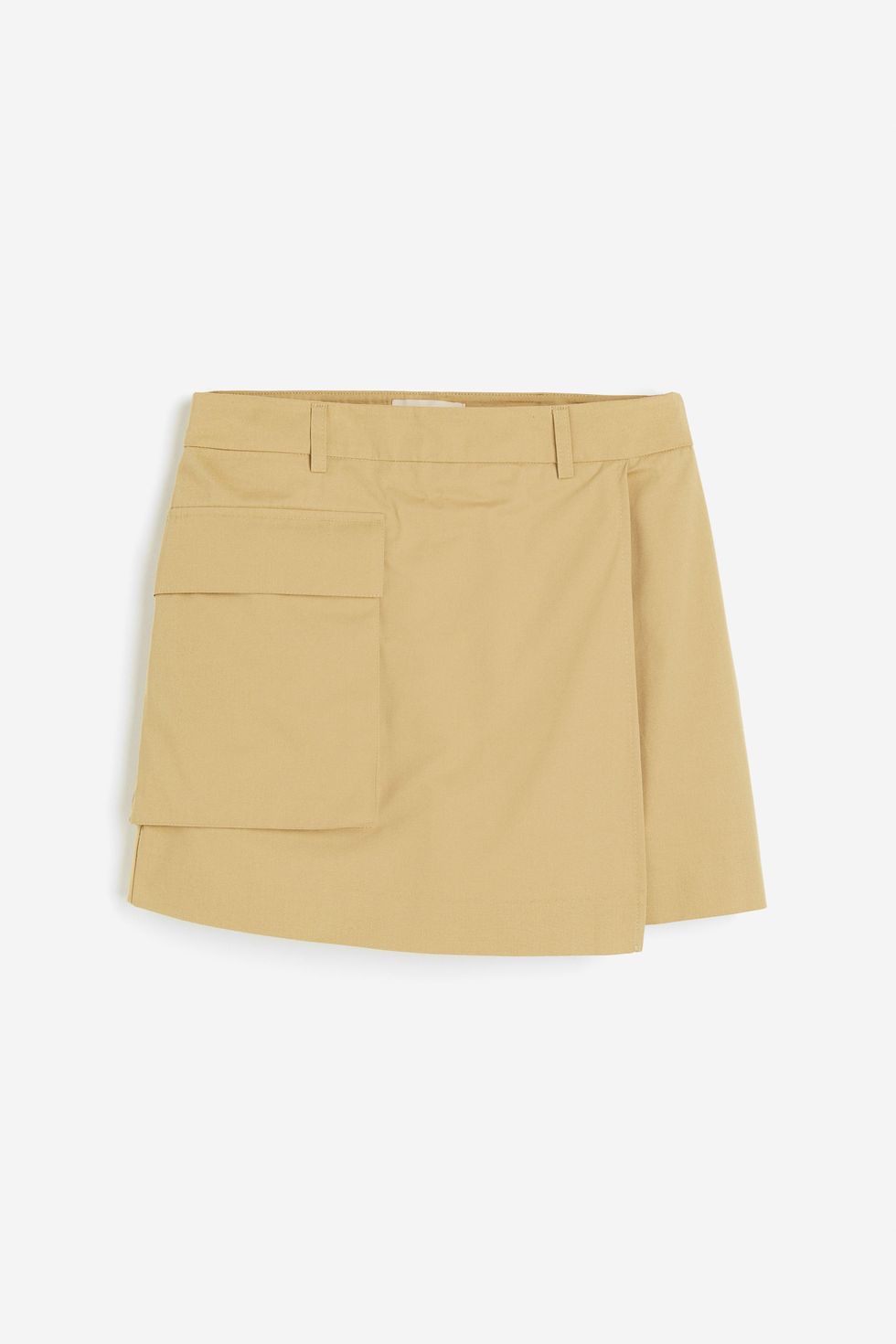 Minifalda pantalón de sarga