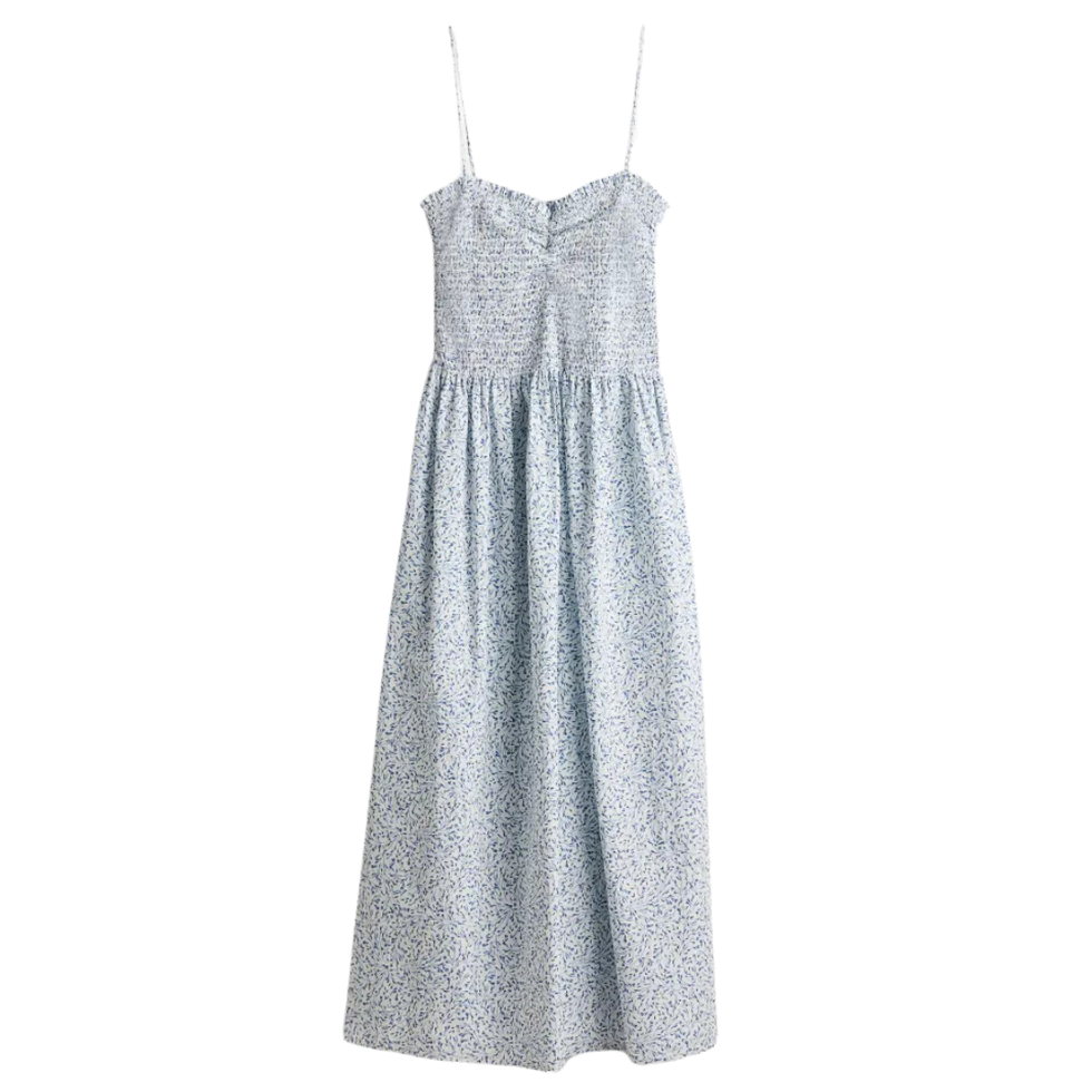 H&M jurk met smokwerk