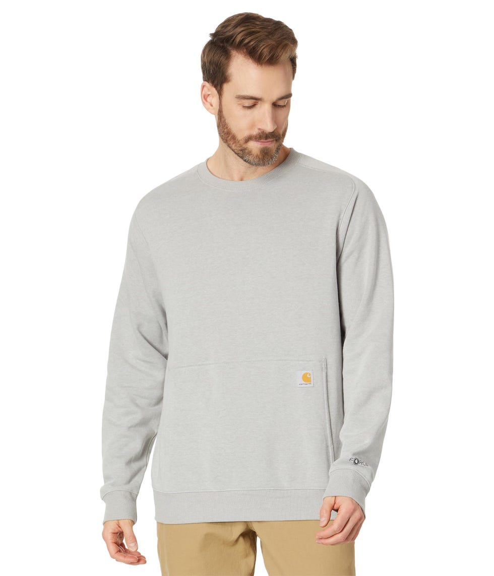 Force Relaxed Fit Lightweight Crewneck Sweatshirt