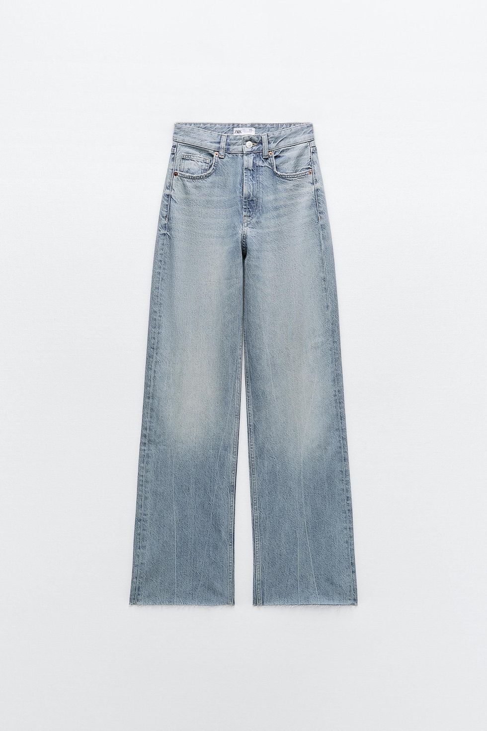 Jeans wide leg a vita alta, Zara