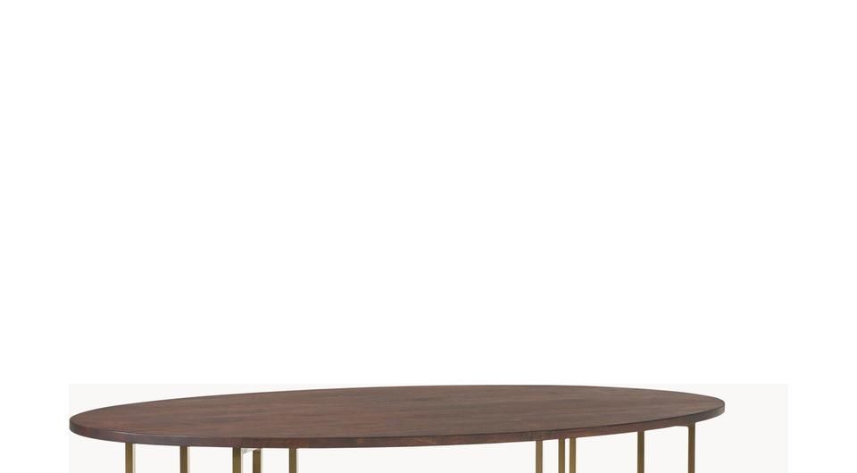 Tavolo ovale in legno di mango Luca