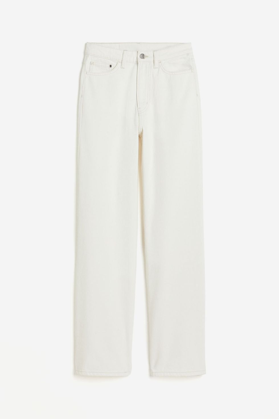 Jeans bianchi a gamba dritta, H&M