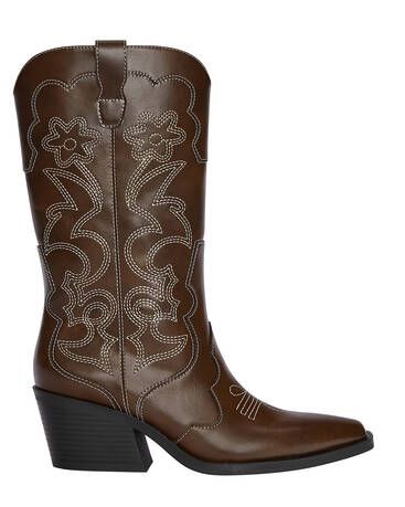 Cowboy Boots with Topstitching