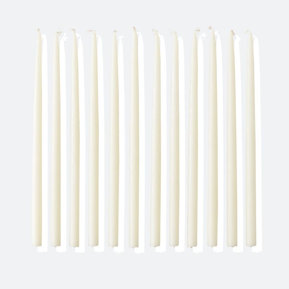 Ivory Tiny Taper Candle Set