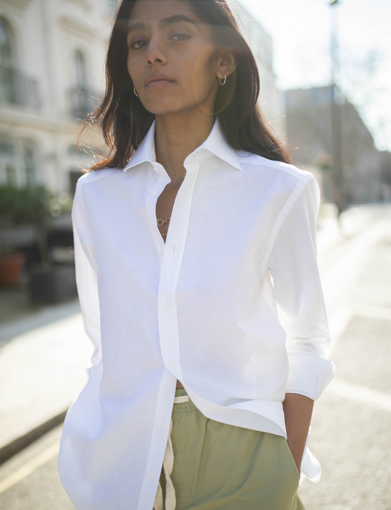 pretty white shirts for women