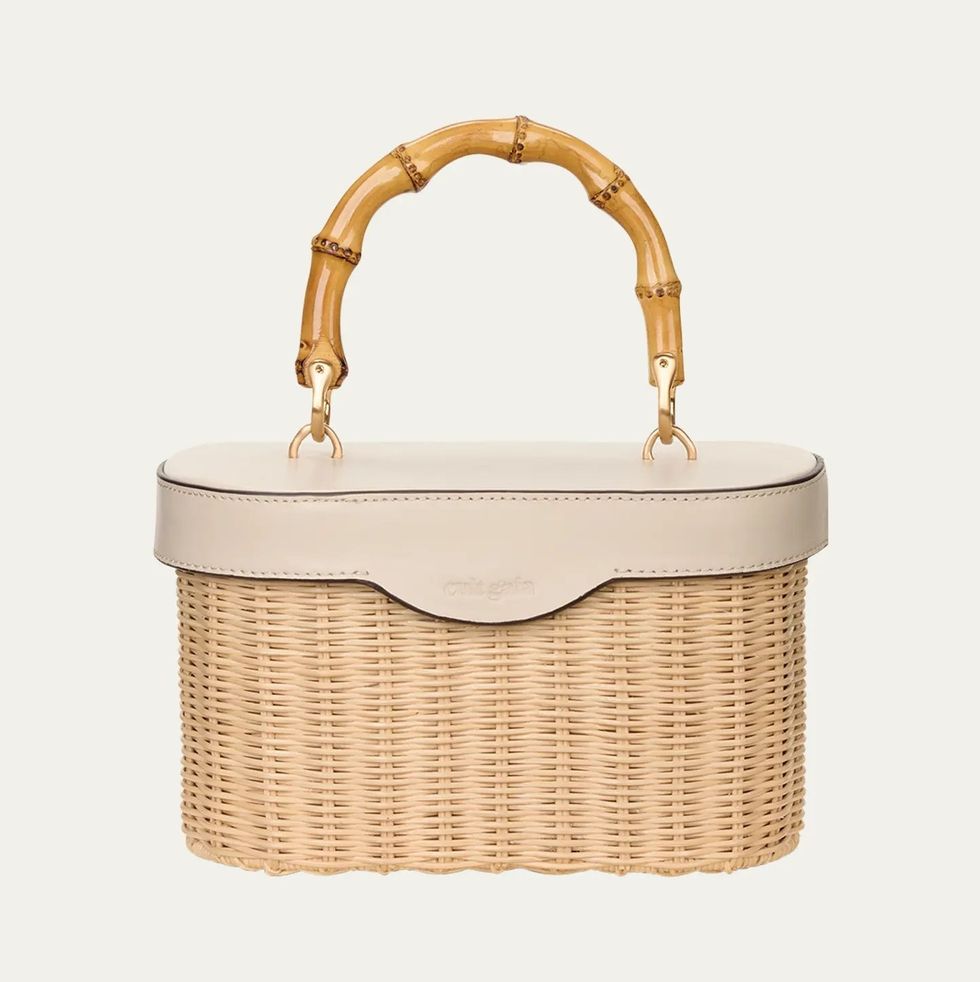 Gwyneth Basket Top-Handle Bag