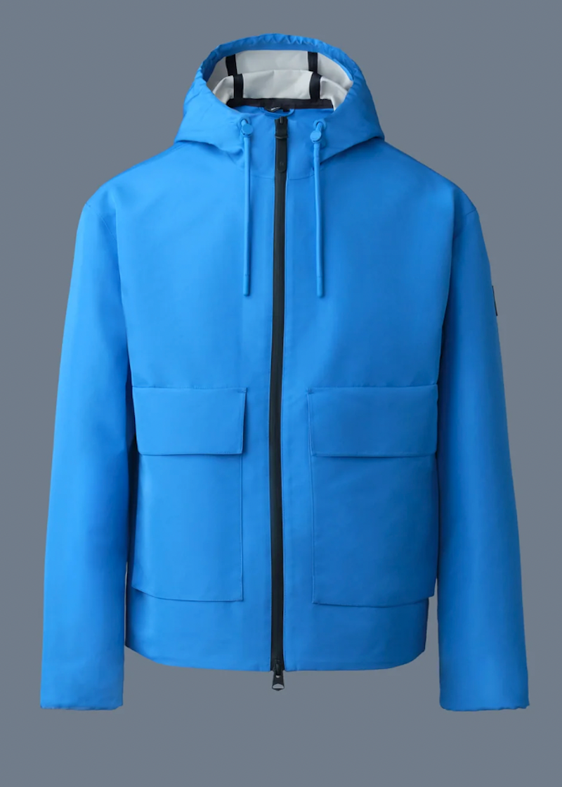 Recycled Technical Jacket with Hood