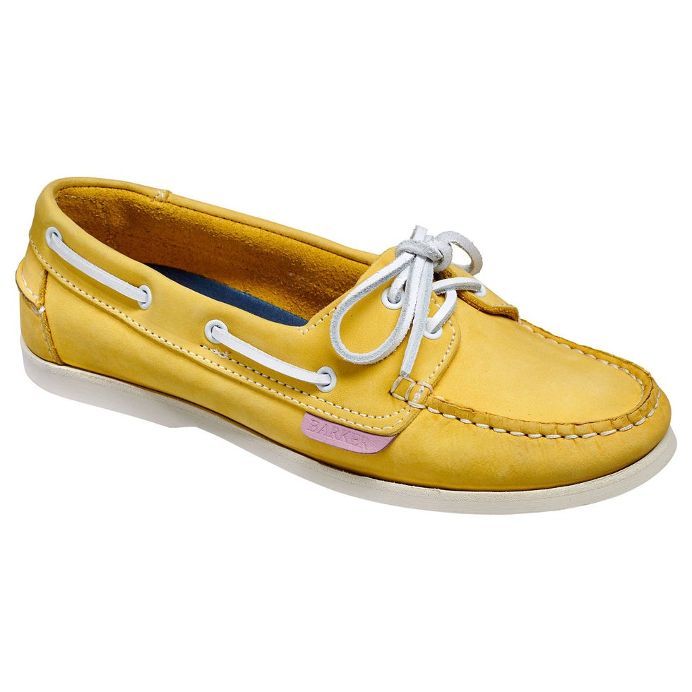 Cleo - Yellow Calf Ladies Boat Shoes