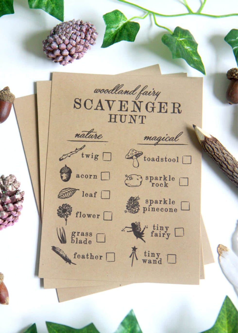 Enchanted Forest Scavenger Hunt