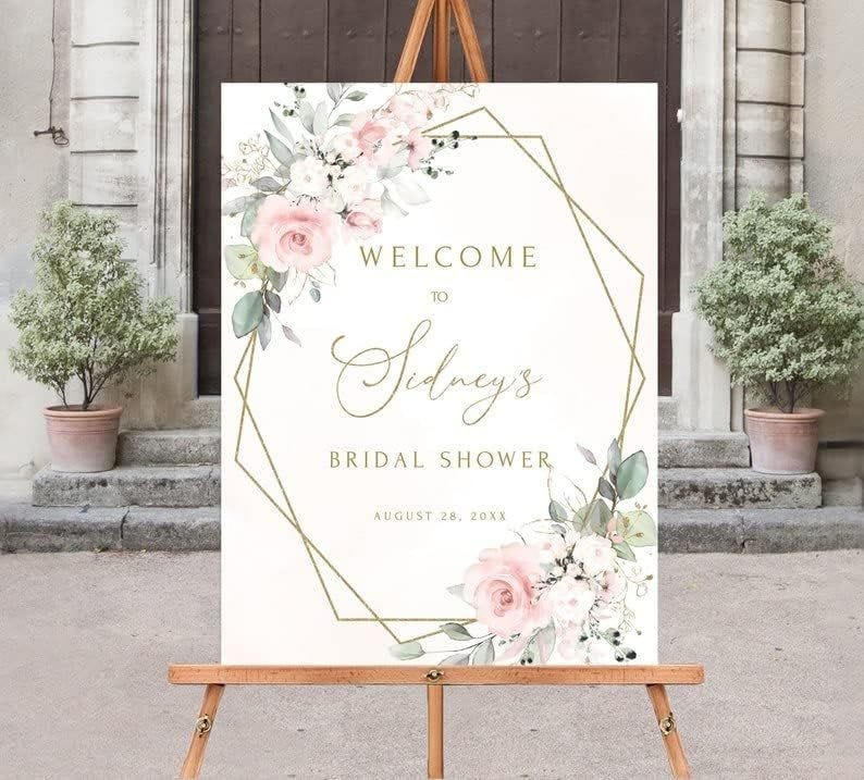 Bridal Shower Welcome Sign