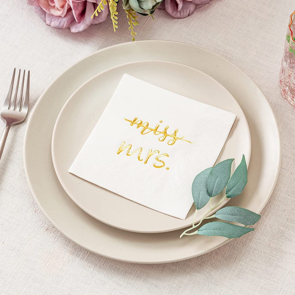 Miss to Mrs Cocktail Napkins