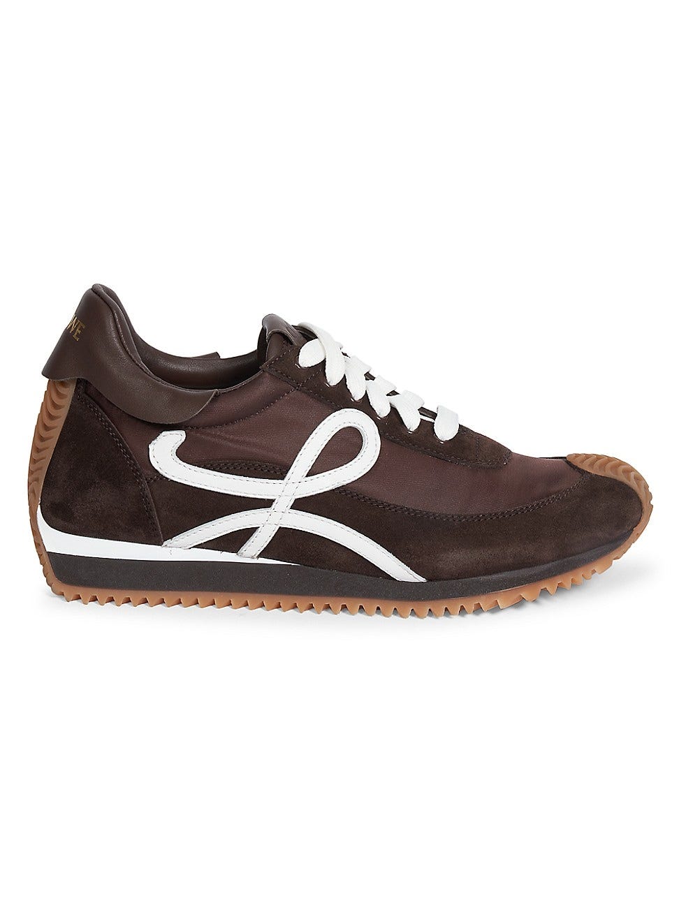 Flow Runner Mix Leather Sneakers