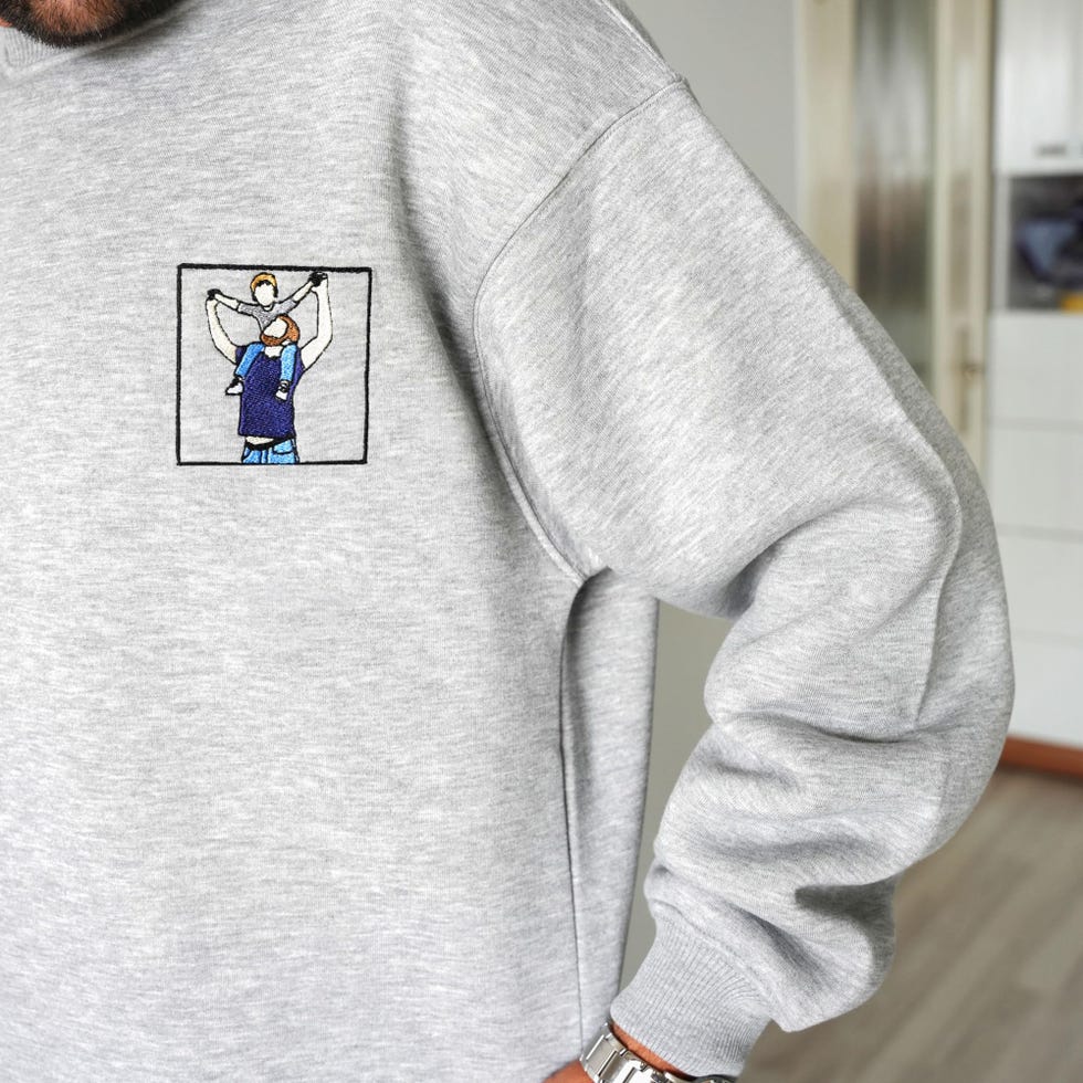 Photo Embroidered Sweatshirt
