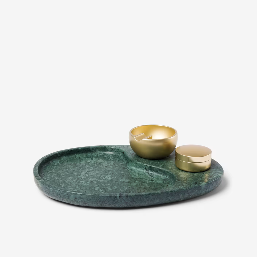 Marble Rolling Tray Set Marble Rolling Tray Set