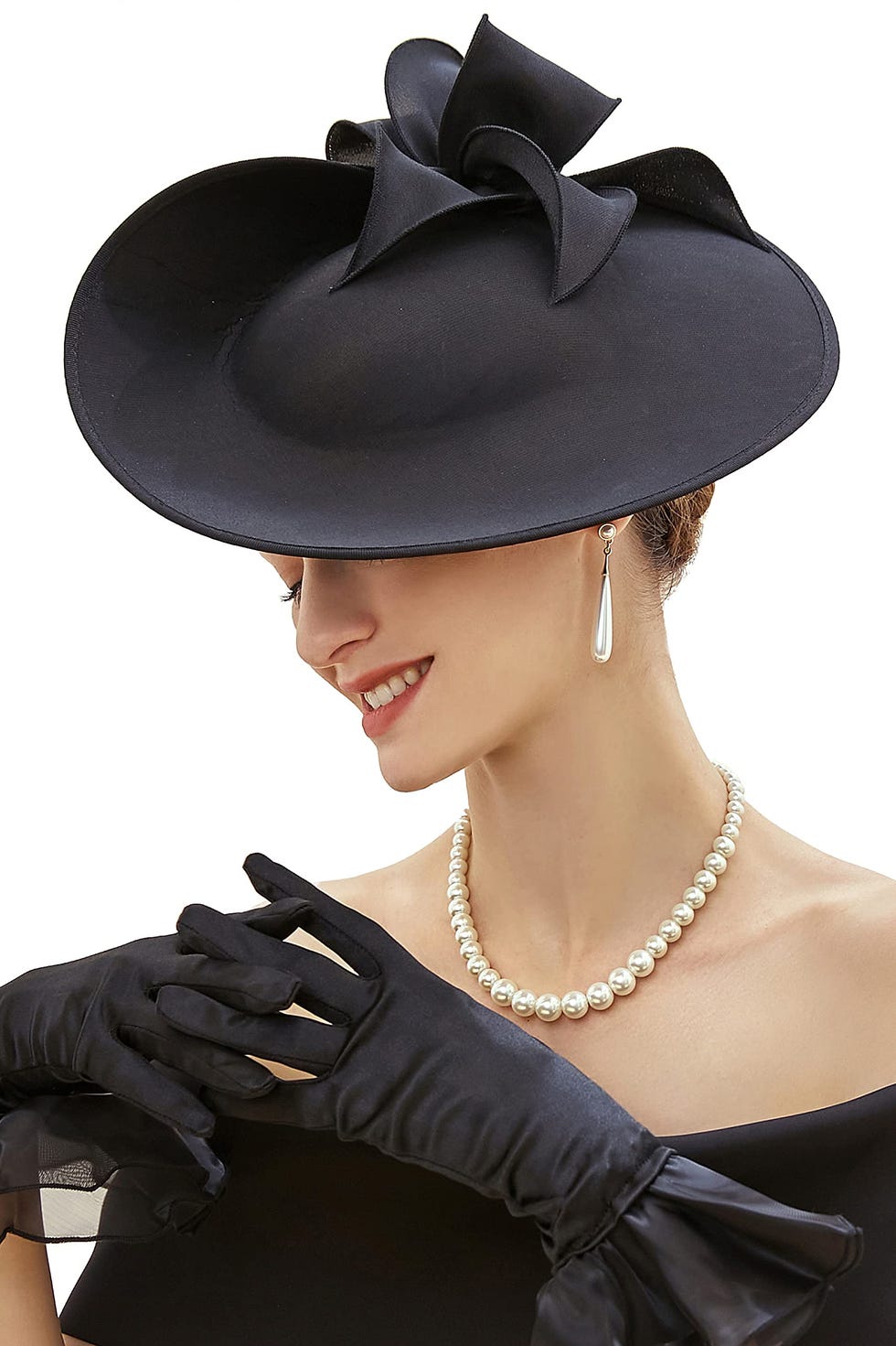 Wide Brim Derby Fascinator