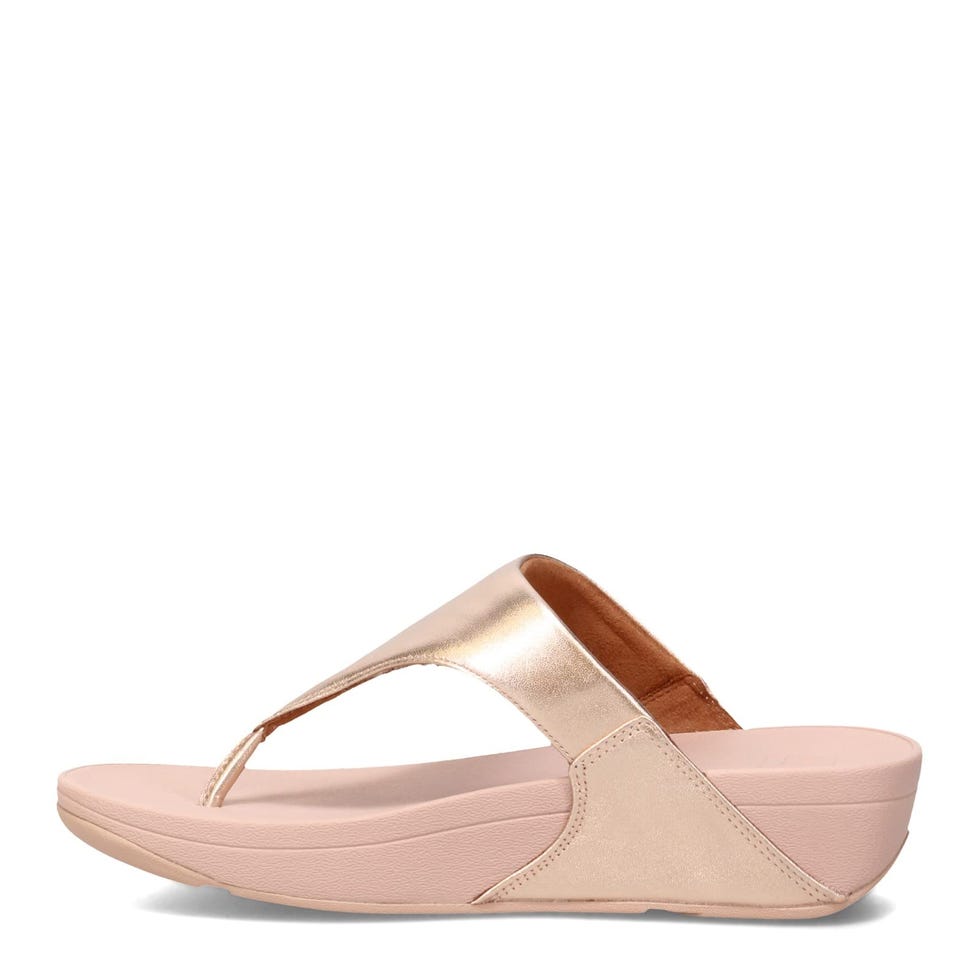 Lulu Leather Toe-Post Thong Sandals