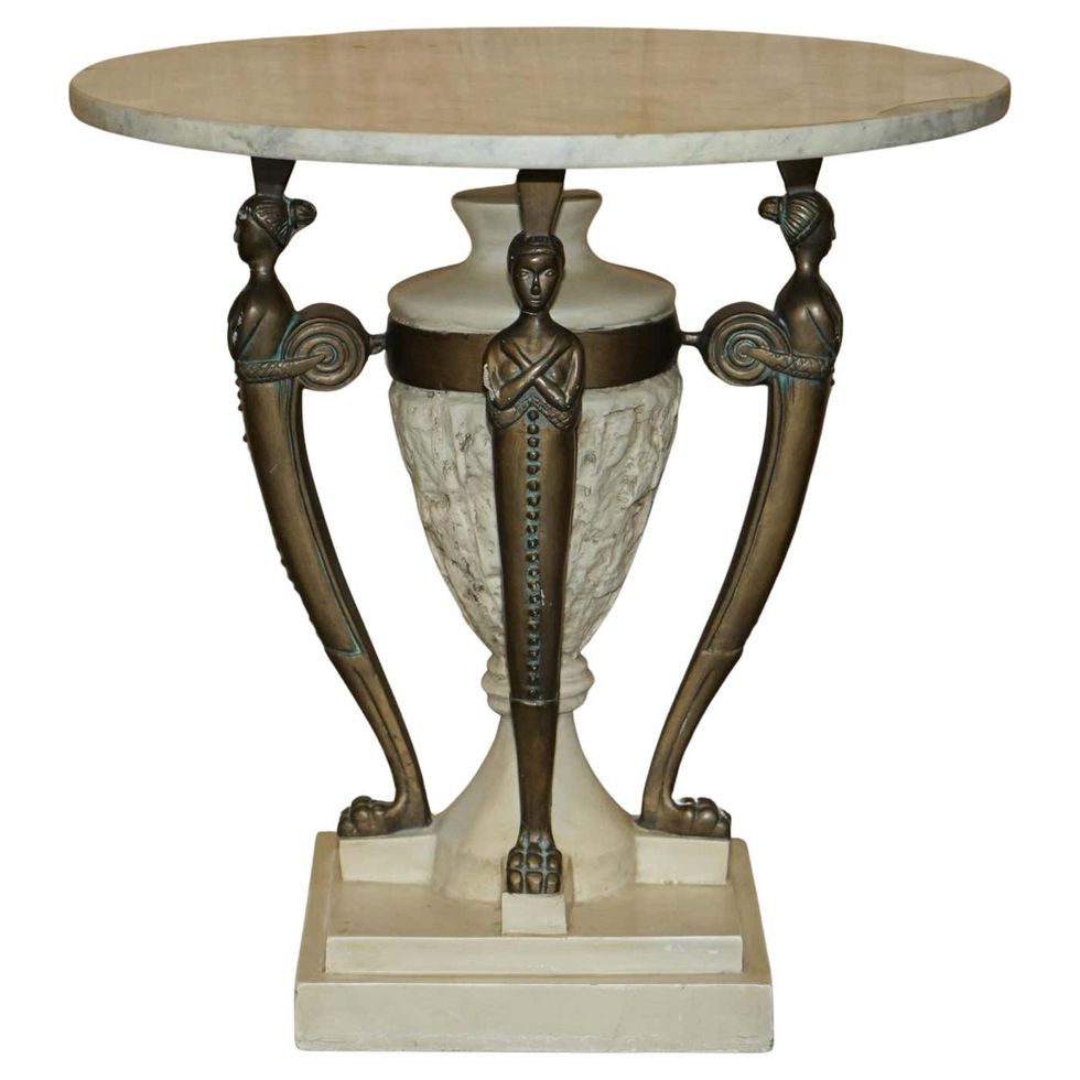 Vintage Egyptian Revival Table