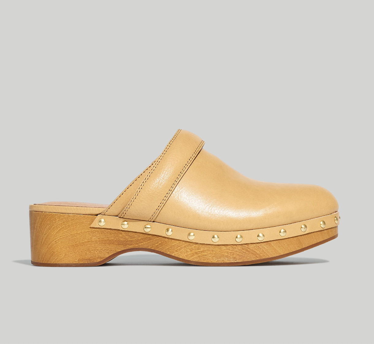 Eckhaus Latta Brown Wood Clogs