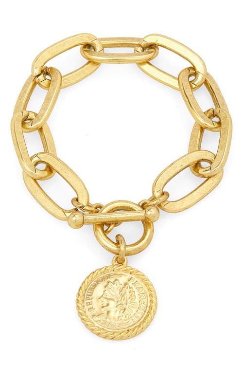 Coin Charm Bracelet