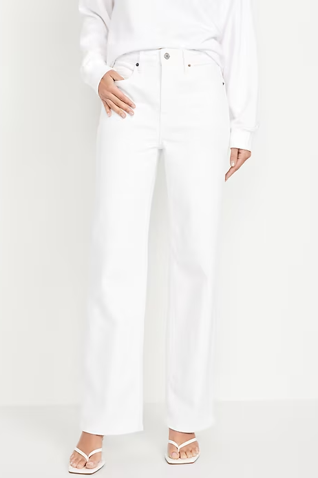 Lauren Ralph Lauren Premier Straight Jeans White 10