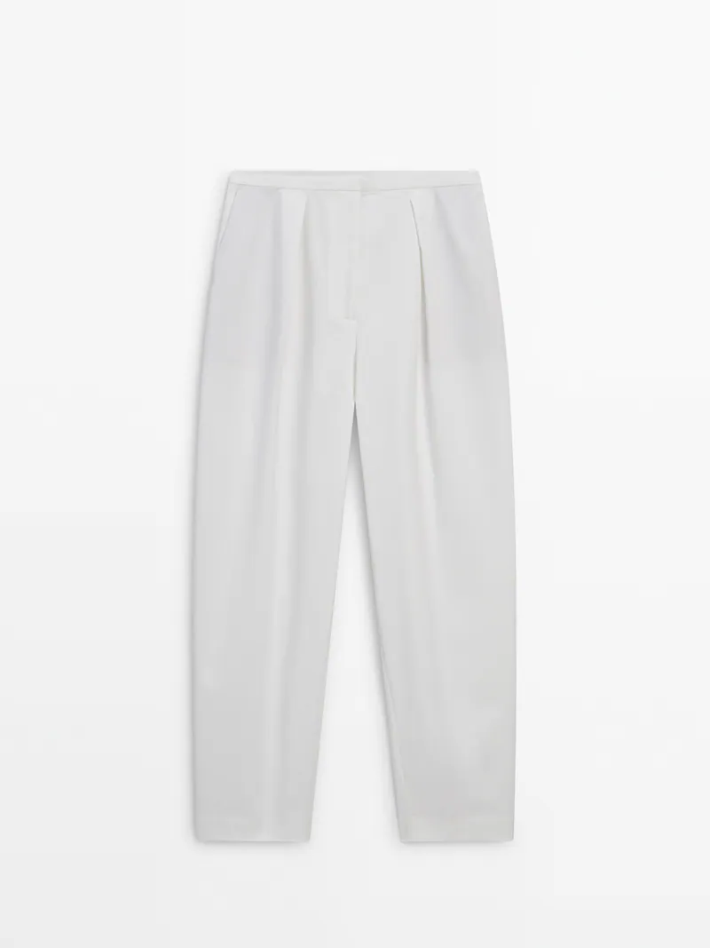 Pantalón blanco ancho