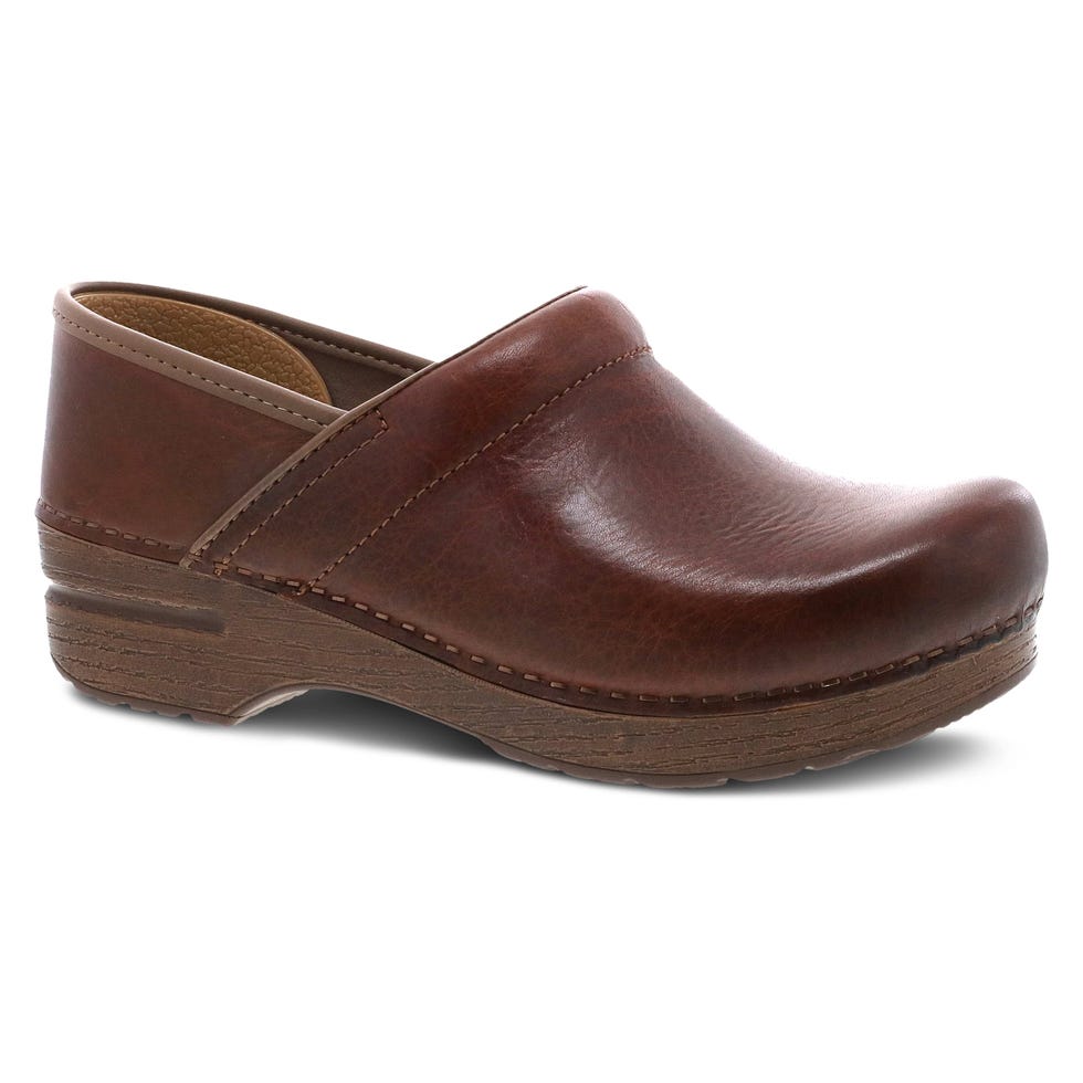 Saddle Full-Grain Clogs