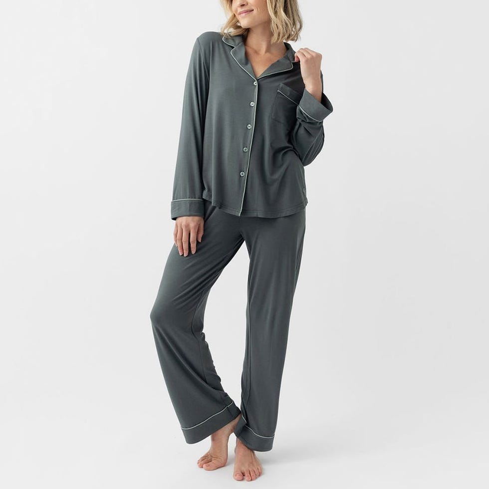 Long Sleeve Stretch-Knit Bamboo Pajama Set