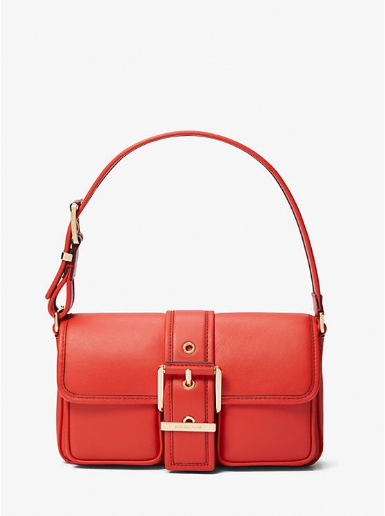 Michael Kors MICHAEL Colby in pelle rosso corallo