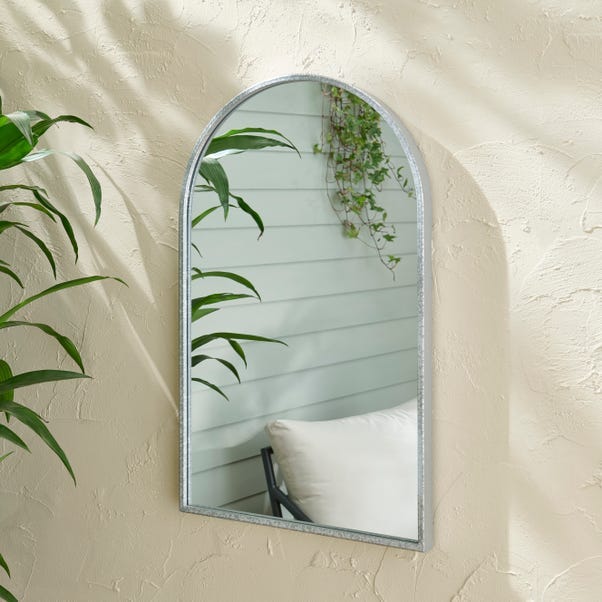 Churchgate arched indoor outdoor wall mirror