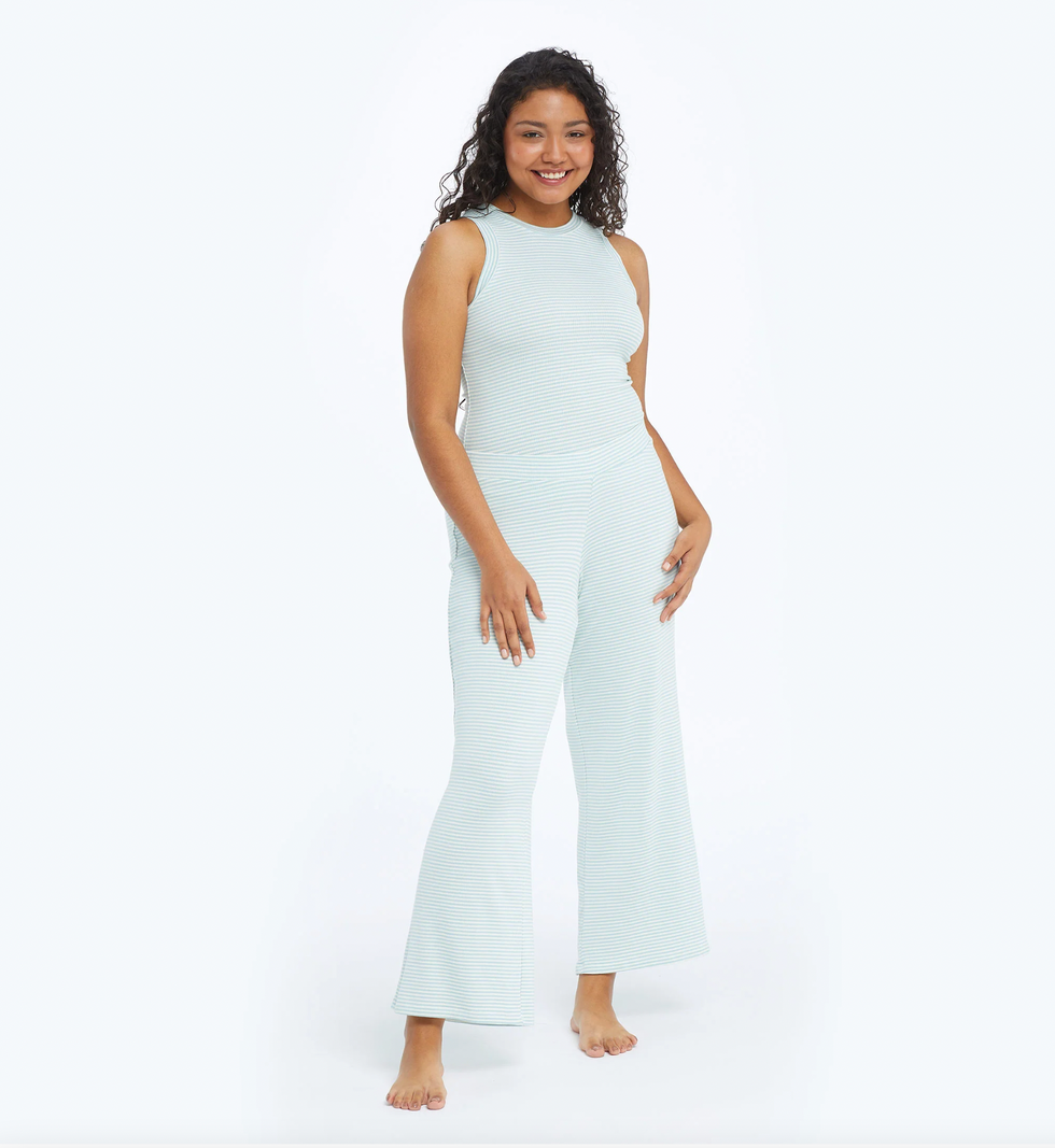 The Softest Ribbed Wide Leg Lounge Pant