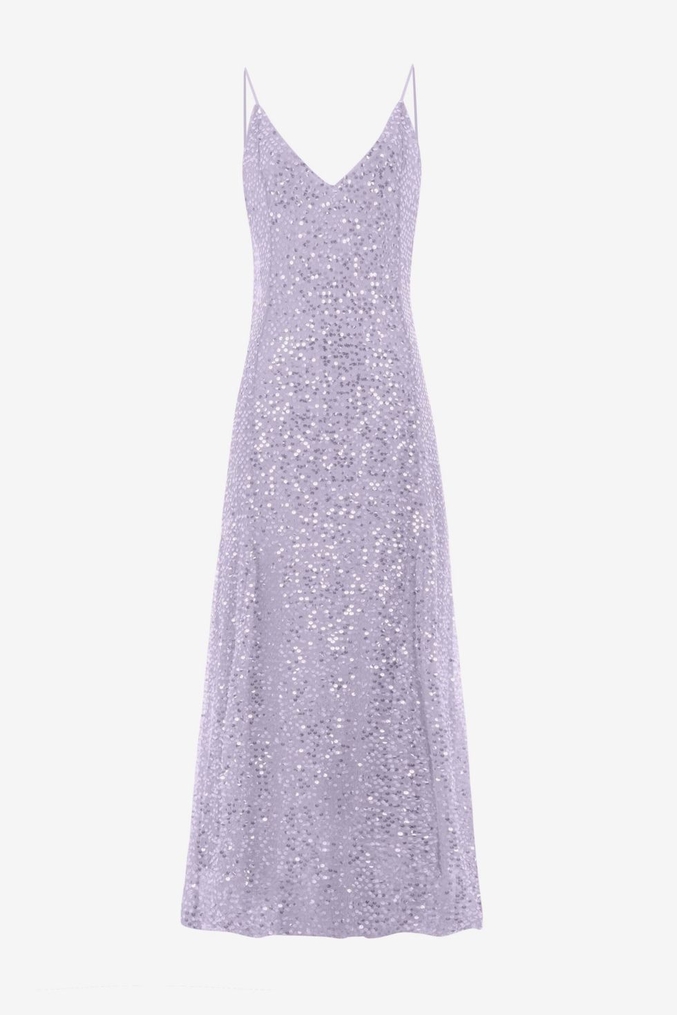 Lilac Sequined Dress