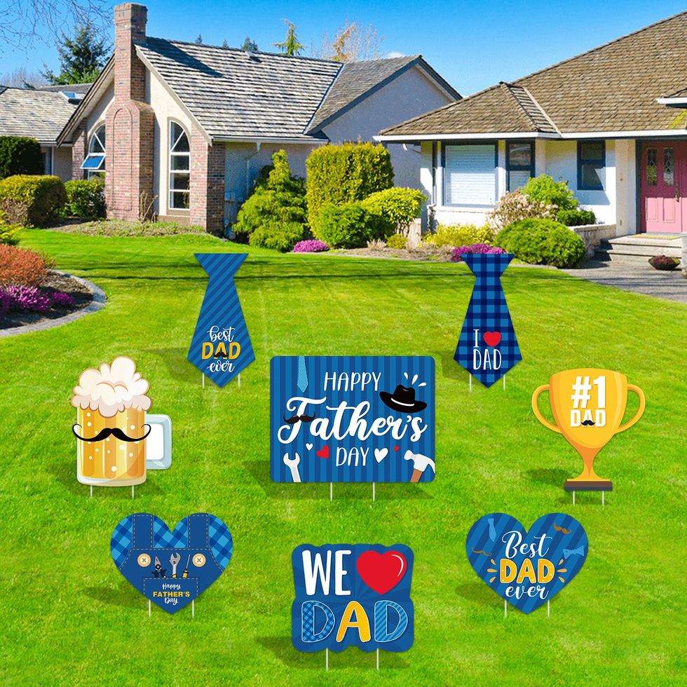 father's day garden sign