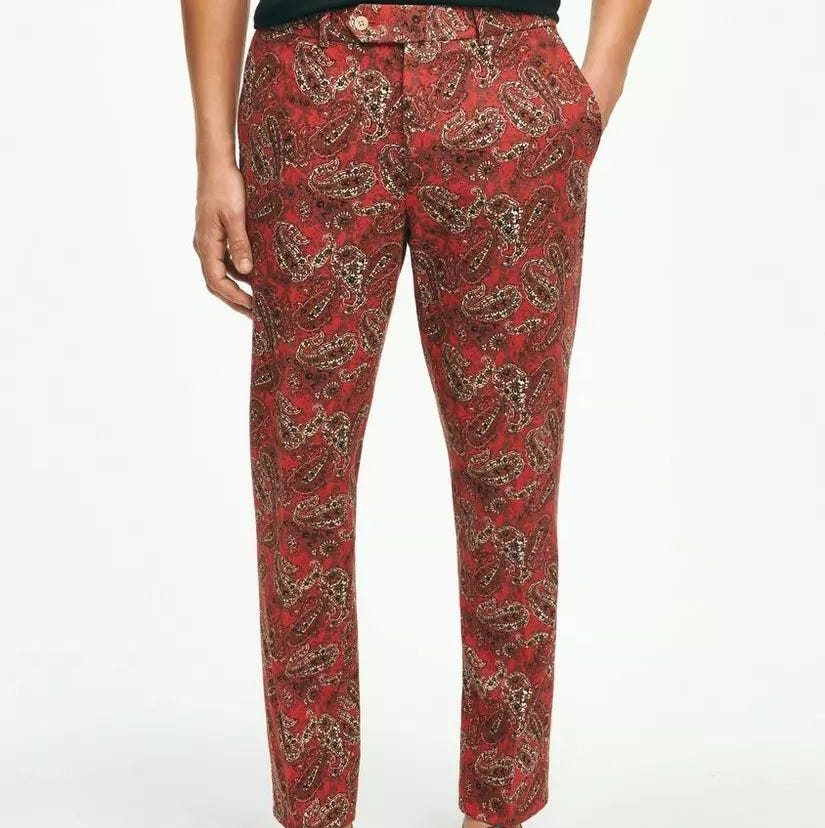 Paisley Suit Trouser