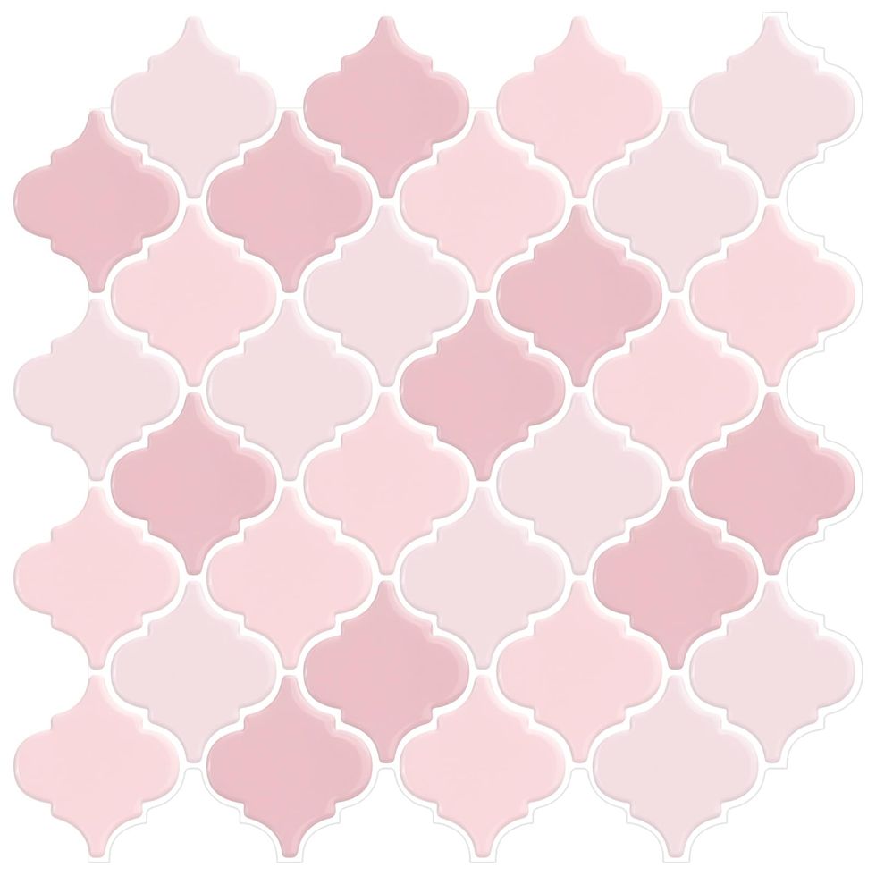 Pink Arabesque Tiles