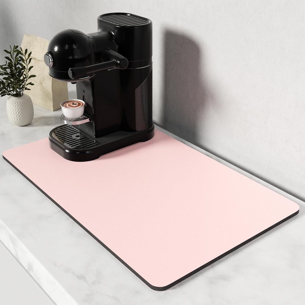 Pink Coffee Mat