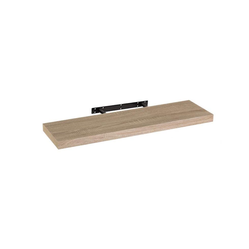 Estante de pared flotante de madera